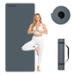 10 mm Yoga Mat 72"x26" TPE Non-Slip Exercise Mat 0.4" Thick, Easy-to-Carry Fitness Mat for Yoga, Pilates & Workout, Professional Mat, Made with Recyclable Material, Durable, Easy to Clean - color: Blue
