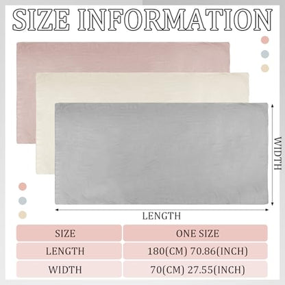 Patelai Sun Shawl Sun Protection Beach Travel Shawl Women's Beach Wraps for Women Travel Essentials - color: Gray,pink,cream, size: 79 x 32 Inch
