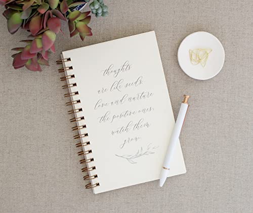 Flourish // Wellness Journal for women, Self Care Journal, Mindfulness Journal, Positivity Journal, Gratitude Journal, Daily Journal, Inspirational