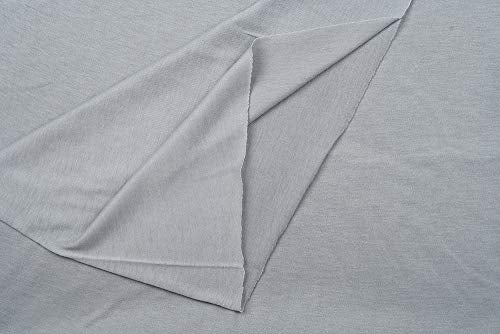 corciova Black Soft Girl Women Infinity Wrap Scarf Stretchy Jersey Knit Sleep Head Circle Scarf Continuous Loop Light Weight - color: 106 Light Grey