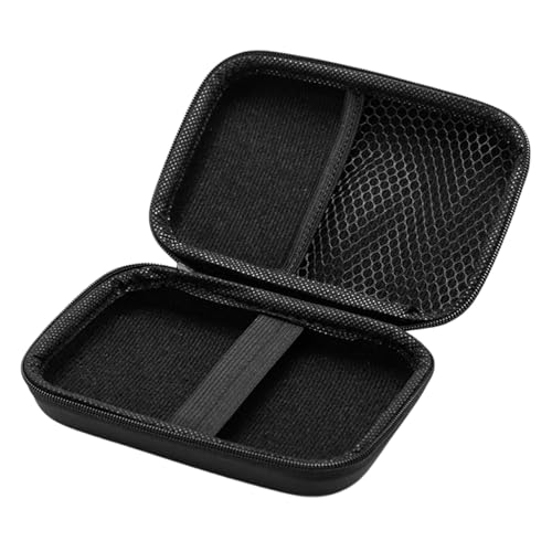 Slimly Portable Organizers Bag 14x10x4cm Storage Box Holder with Shockproof Fabric Pouches Travel Friendly Portable Bag