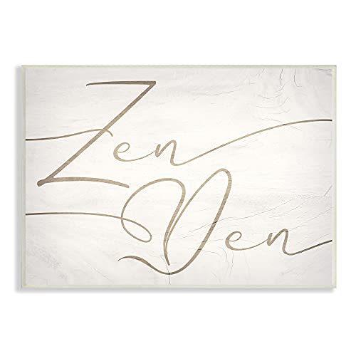 Relaxing Zen Den Sign Minimal Charming Typography - size: 13"L x 19"W