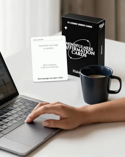 Affirmation Cards for Women – 54 Daily Mindfulness, Meditation & Emotional Release Cards with Unique Relationship Anxiety Relief Section | Universe-Themed Positive Self-Care Deck |Gifts for Women