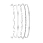 DEARMAY Gold Bracelets for Women Waterproof, 14K Gold Plated Stackable Jewelry Sets Non Tarnish Trendy Thin Dainty Cuban Link Paperclip Chain Bracelet Stack Fashion Accessories Gifts for Womens - style: 5Pcs BRACELET A SL