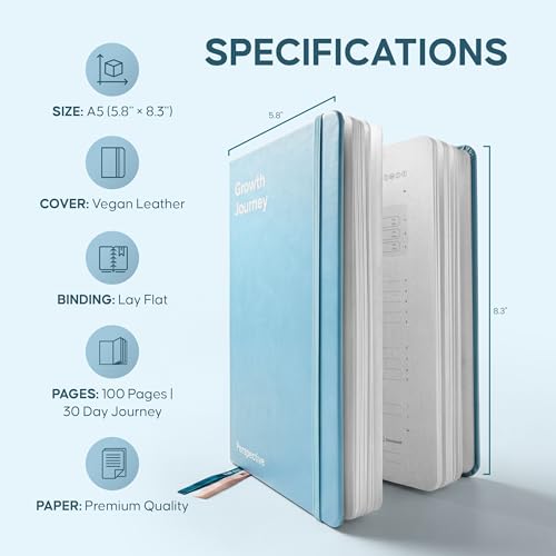Perspective: A 30-Day Guided Growth Journal & Daily Planner by Tati from Wilkii | SHAPE Series | Personal Development Journal for Shifting How You See Your Life