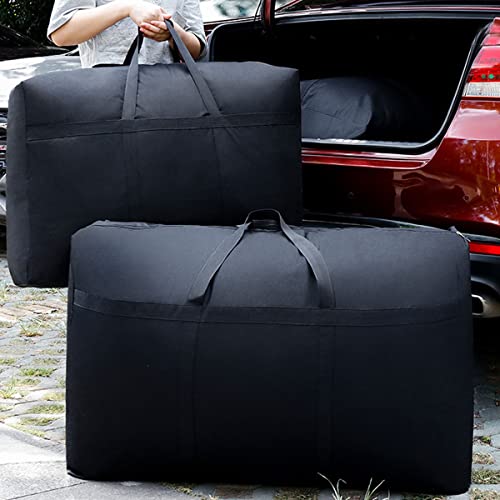 Multipurpose Extra Large Heavy Duty Storage Bags Duffle Bags for Space Saving Moving Storage (60Gal/230L, Black) - size: 60Gal/230L