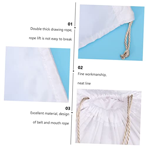 FRCOLOR 2Pcs Capacity Drawstring Storage Bag Lightweight Household Finishing Bag for Clothing Travel and Organization