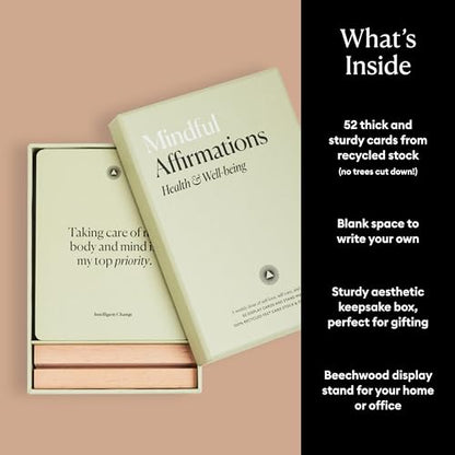 Mindful Affirmation Cards for Health and Wellbeing - style: Health & Wellness