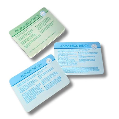 Interactive - Breath Card Deck for Kids - Guided Breathing Exercises to Support Focus, Calm, Energy & Emotional Regulation - 44 Illustrated Cards