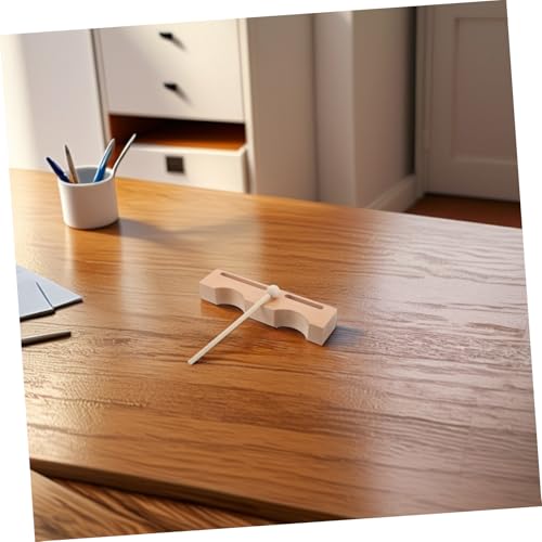 SECFOU Wooden Percussion Block Mallet Dual Bass Rhythm Instrument for Music Classes and Traditional Music Hardwood Musical Block Light Yellow