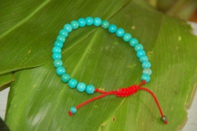 Tibetan Small Turquoise Wrist Mala/ Bracelet for Meditation 6mm