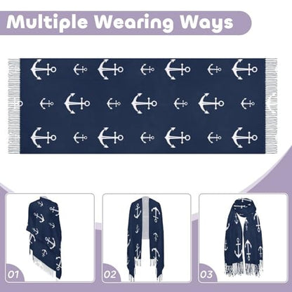 Big Oversized Long Scarves Pashmina Shawl Wrap Women gifts - color: Picture (645)