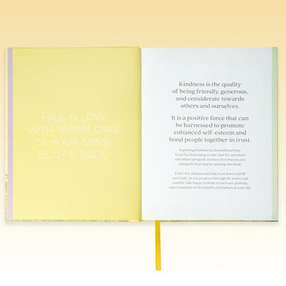 365 Day Kindness Journal, Daily Prompts Guided Notebook for Self Discovery Thoughtful Diary