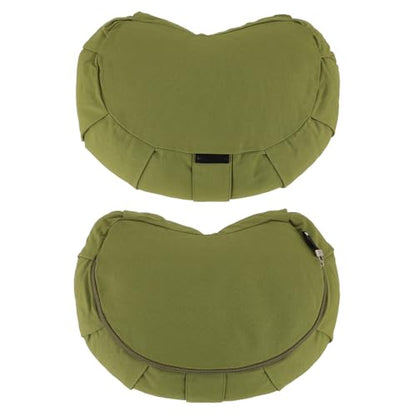 Meditation Cushion for Sitting, On Floor Cotton Cloth with Buckwheat Hulls Pillow, Yoga Pillow for Meditation Practices, Removable Washable Pillowcase
