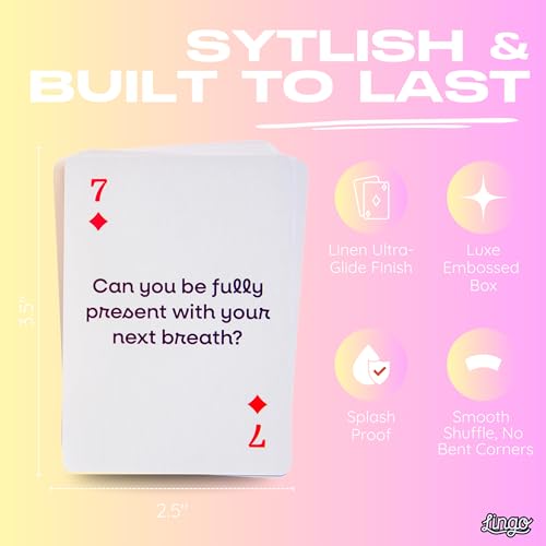 Lingo Mindfulness Playing Cards | 52 Cards for Present Living