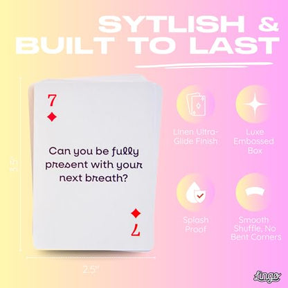 Lingo Mindfulness Playing Cards | 52 Cards for Present Living