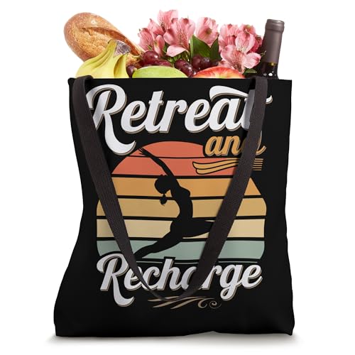 Spiritual Retreat Meditation Relaxation Yoga Practice Tote Bag