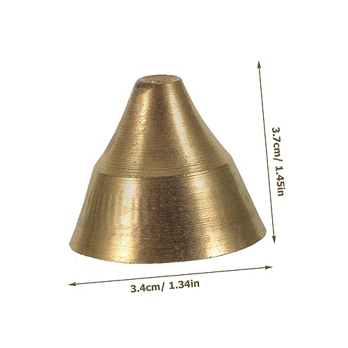 2pcs Copper Meditation Bells Ethnic Design Percussion Instruments Lightweight Portable Unique Sound for Ceremonies Relaxation
