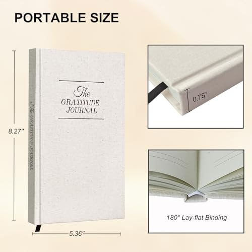 Gratitude Journal for Women - Quick Guided Daily Prompts with Positive Affirmations, Mindfulness Exercises for Happiness, Reflection & Wellness Self Care (5-Minute Routine)