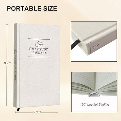 Gratitude Journal for Women - Quick Guided Daily Prompts with Positive Affirmations, Mindfulness Exercises for Happiness, Reflection & Wellness Self Care (5-Minute Routine)