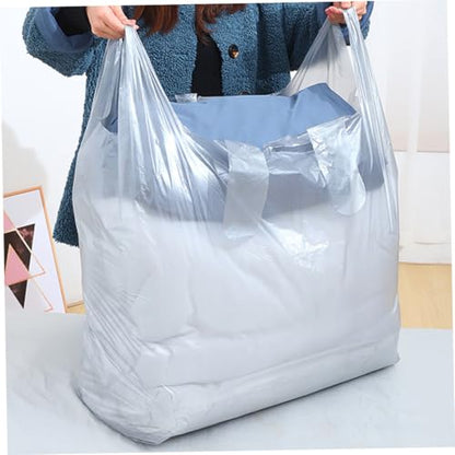 SOLUSTRE 10pcs Large Storage Bags Duffel Bags for Moving Quilt Storage Hooks Heavy Duty Trash for Home