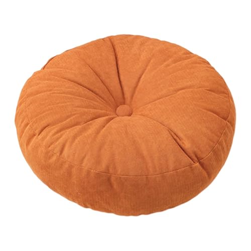 Floor Pillow Meditation Cushion Floor Cushion Pad for Prayer, Orange