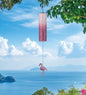 Regal Art & Gift Shoreline Wind Bell Chimes - Outdoor Decorative Metal Hanging Chime - Relaxing Sound for Yard, Patio, Porch or Garden - Flamingo