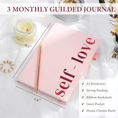 5 MINUTES A DAY Self-love Journal for Women, Self-Love Workbook Guided Journal with Prompts to Practice Self-care, Reflection & Self-help, Mental Health, Gratitude & Mindfulness - Pink - color: Pink
