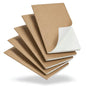 5 Pack Blank Kraft Notebooks A5, Unlined Composition Journals, 80gsm Paper, 60 Pages, 8.3x5.5 Inches, Softcover Sketch Writing Notebooks for School Office Artists Students