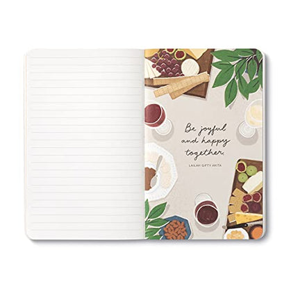 Compendium Softcover Journal - Life is to be enjoyed. – A Write Now Journal with 128 Lined Pages, 5″W x 8″H - color: Enjoy Pink