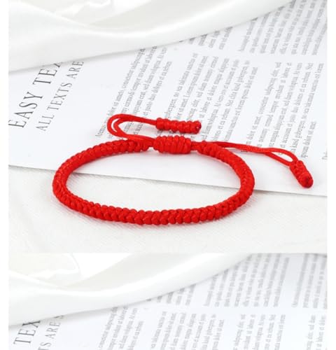 Mauli Kabbalah Red String Bracelet – Handmade Good Luck & Protection Bracelet with Adjustable Buddhist Knot for Men & Women – Spiritual Accessory