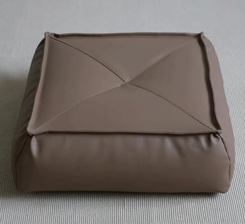 Meditation Cushion - Comfortable Floor Pillow - Meditation Pillow - Large Floor Cushion Seating for Adults - Premium Yoga(Size:45×45×15cm,Color:Deep Khaki) - color: Deep Khaki, size: 45×45×15cm