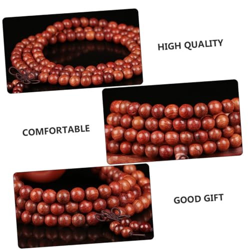 1pc Wooden Bracelet for Men and Women Natural Wood Beads Chic Hand Jewelry for Daily Wear