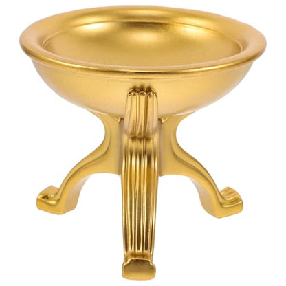 MAGICLULU Prayer Bowl: Tall Altar Statue Decorative Bowl Religious Offering Wash Basin for Worship Sacrificial Meditation and Holiday Celebration Display