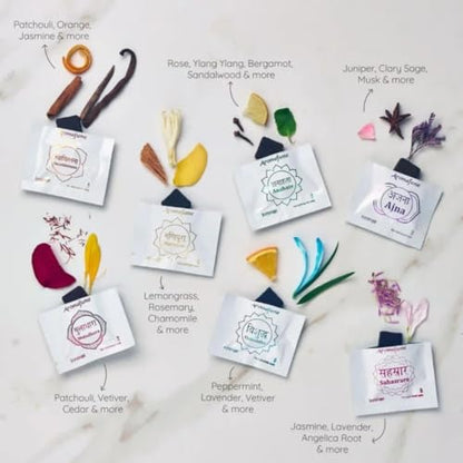 7 Chakra Incense Brick Gift Set by Aromafume | 14 Bricks & Tree of Life Exotic Burner | Smokeless Incense Set for Chakra Balance | Yoga & Meditation Gifts | Incense Kit for Plexus, Root & More - color: Starter Kit W/ Tree of Life