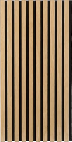 Fuji Boeki 40965 Wooden Sound Absorbing Wall Panel, Soundproofing, Width 15.9 x Depth 0.7 x Height 31.5 inches (40.5 x 1.8 x 80 cm), Natural - color: Natural