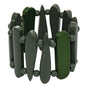 Coiris Wooden Bracelet Shaped Teardrop Bangle Strand Bracelet for Women Men(BR-1213-Olive)