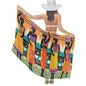 Women's Lightweight Long Scarf Thin Scarf Beach Headscarf Wimwear Bikini Wrap - color: Color641