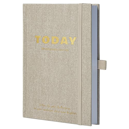 TIEFOSSI Mindfulness Journal, Gratitude Journal Notebook for Women, Daily Guided Self Care Journal with Prompts,120Gsm Thick Paper Self Help & Reflection Planner