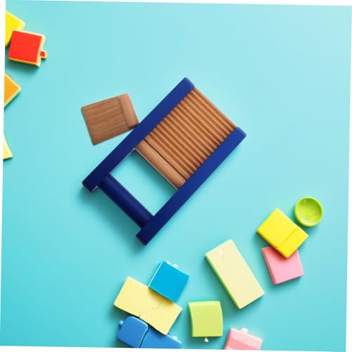 SUPVOX Wooden Hand Musical Scraper Board for Interactive Musical Instrument for Early Education Enhances Creativity Sensory Development for Group Activities and Music Learning