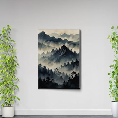 Japanese Wall Art, Minimalist Wall Art, Neutral Abstract Art, Modern Minimalist, Zen Wall Art, Zen Printed Wall Art, Japanese Art Print, Decor Canvas, Arts