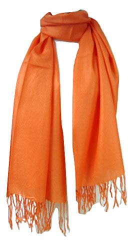 Tapp Collections™ Premium Pashmina Shawl Wrap Scarf - color: Orange