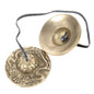 Cymbal Meditation Instrument Vintage Hand Bell Chime for Yoga and Sound Healing Lightweight Copper Tingsha for Relaxation and Mindfulness Practices