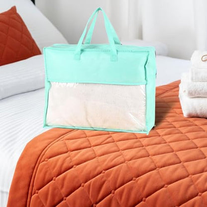 Home Textile Storage Bag, Versatile Wallet Protector, Wallet Storage Organizer for Bed Sheets, 50cmx40cmx11cm - size: 50cmx40cmx11cm