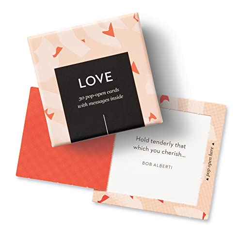 Compendium ThoughtFulls Pop-Open Cards — 2-Pack of Love and You're Wonderful — 60 Pop-Open Cards, Each with a Different Message Inside - color: Love, You're Wonderful