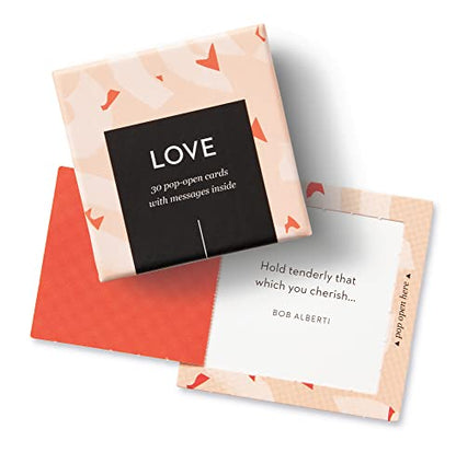 Compendium ThoughtFulls Pop-Open Cards — 2-Pack of Love and You're Wonderful — 60 Pop-Open Cards, Each with a Different Message Inside - color: Love, You're Wonderful