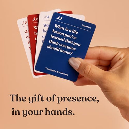 Teenagers are Human 140 Conversation Cards to Help You Get to Know Teenagers, Card Game for High Schoolers, Designed by Experts for Grades 9 to 12, Ages 14 to 17+ - style: Teenagers Are Human