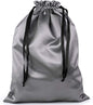 PlasMaller Dust Cover Storage Bags Thick Silk Cloth Pouch with Drawstring For Luxuries Handbags Tote Purses Shoes Boots, Silver (15.7 x 19.6 in) - size: 15.7 x 19.6 in