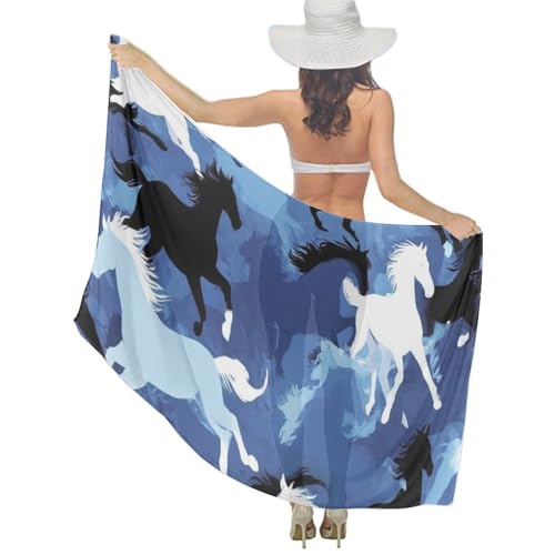 Fashion Travel Swimwear Bikini Wrap All Seasons Chiffon Scarf Beach Yarn Shawl - color: Color975