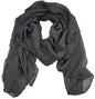 Women's Cotton Scarves Lady Light Soft Fashion Solid Scarf Wrap Shawl - color: Darkgrey